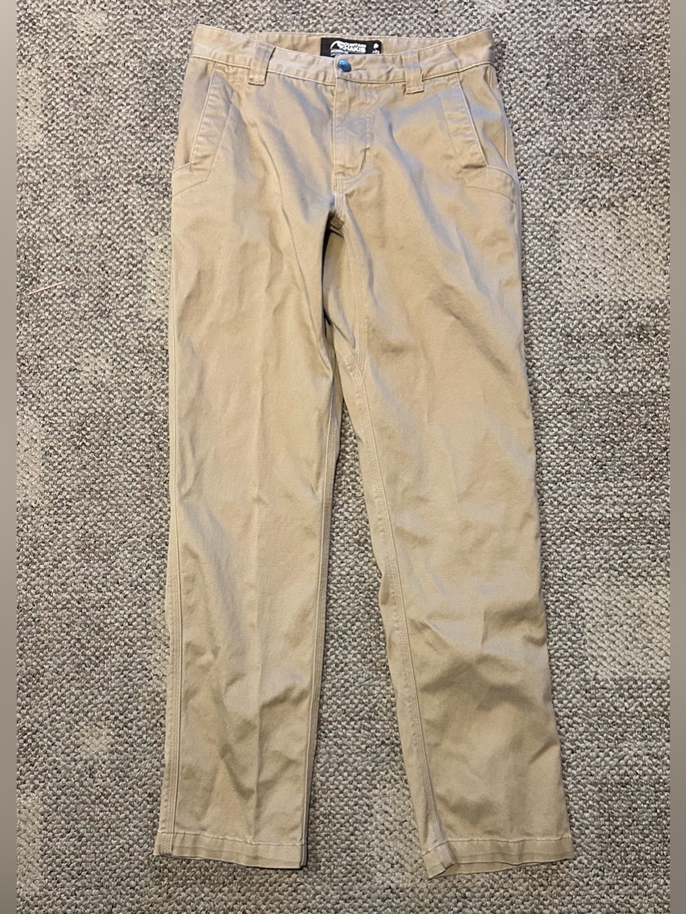 Mountain Khakis Men's Canvas Cotton Pants Hiking Sz 28x32 Beige